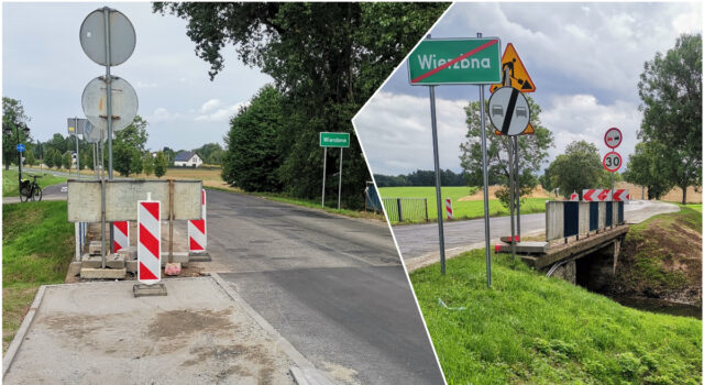 Jedna kończy się przed mostem, druga zaczyna się za nim. Rowerowa trasa z dziurą na granicy gmin