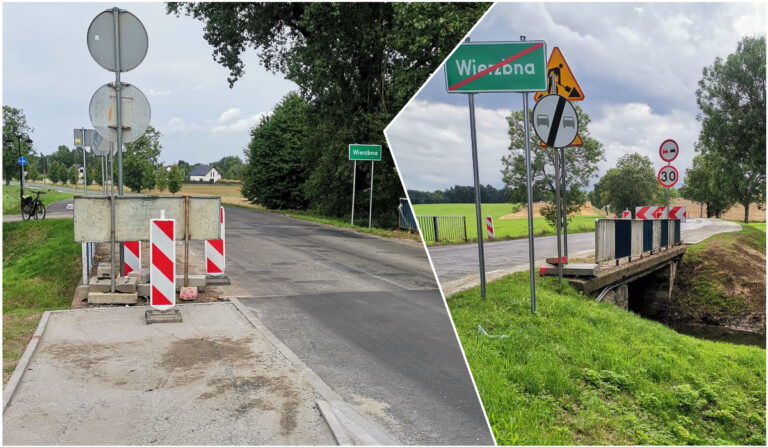 Jedna kończy się przed mostem, druga zaczyna się za nim. Rowerowa trasa z dziurą na granicy gmin