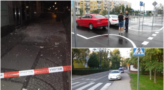 Zadymienie zauważone przez monitoring, niesegregowanie odpadów na działkach i bezdomny z rozbitą głową. Interwencje straży miejskiej