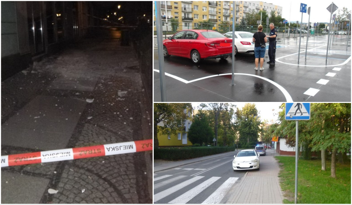 Zadymienie zauważone przez monitoring, niesegregowanie odpadów na działkach i bezdomny z rozbitą głową. Interwencje straży miejskiej