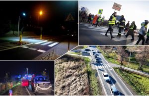 Chcą poprawić bezpieczeństwo na krajowej „piątce”. Piesi mają być lepiej widoczni na przejściach