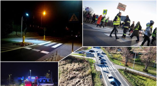 Chcą poprawić bezpieczeństwo na krajowej „piątce”. Piesi mają być lepiej widoczni na przejściach