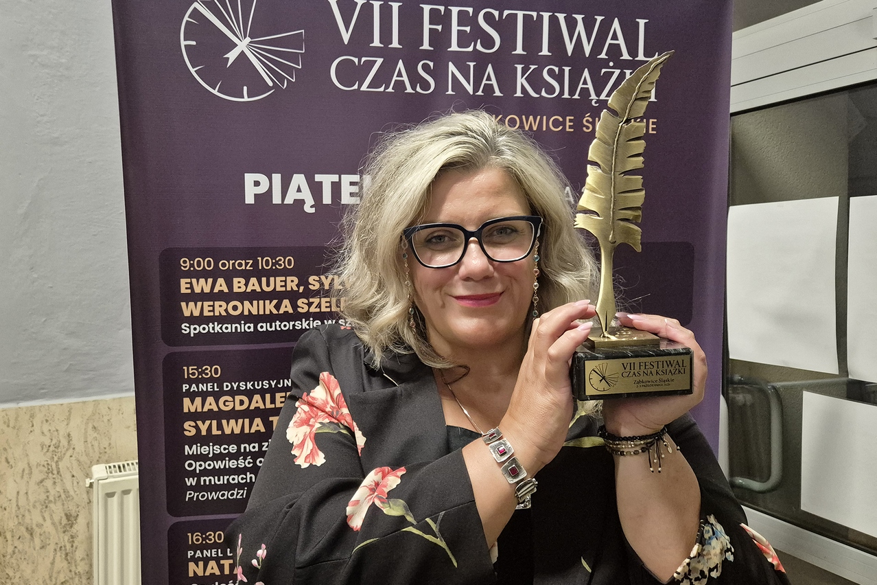 Świdniczanka z nagrodą. Agnieszka Dobkiewicz doceniona na Festiwalu „Czas na Książki” [FOTO]