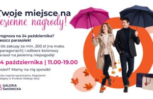 Deszcz parasolek w Galerii Świdnickiej! Zrób zakupy i odbierz prezent