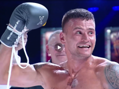 Heroiczny bój. Pięściarz Respectu Świdnica wygrywa zawodową walkę, boksując w końcówce jedną ręką!