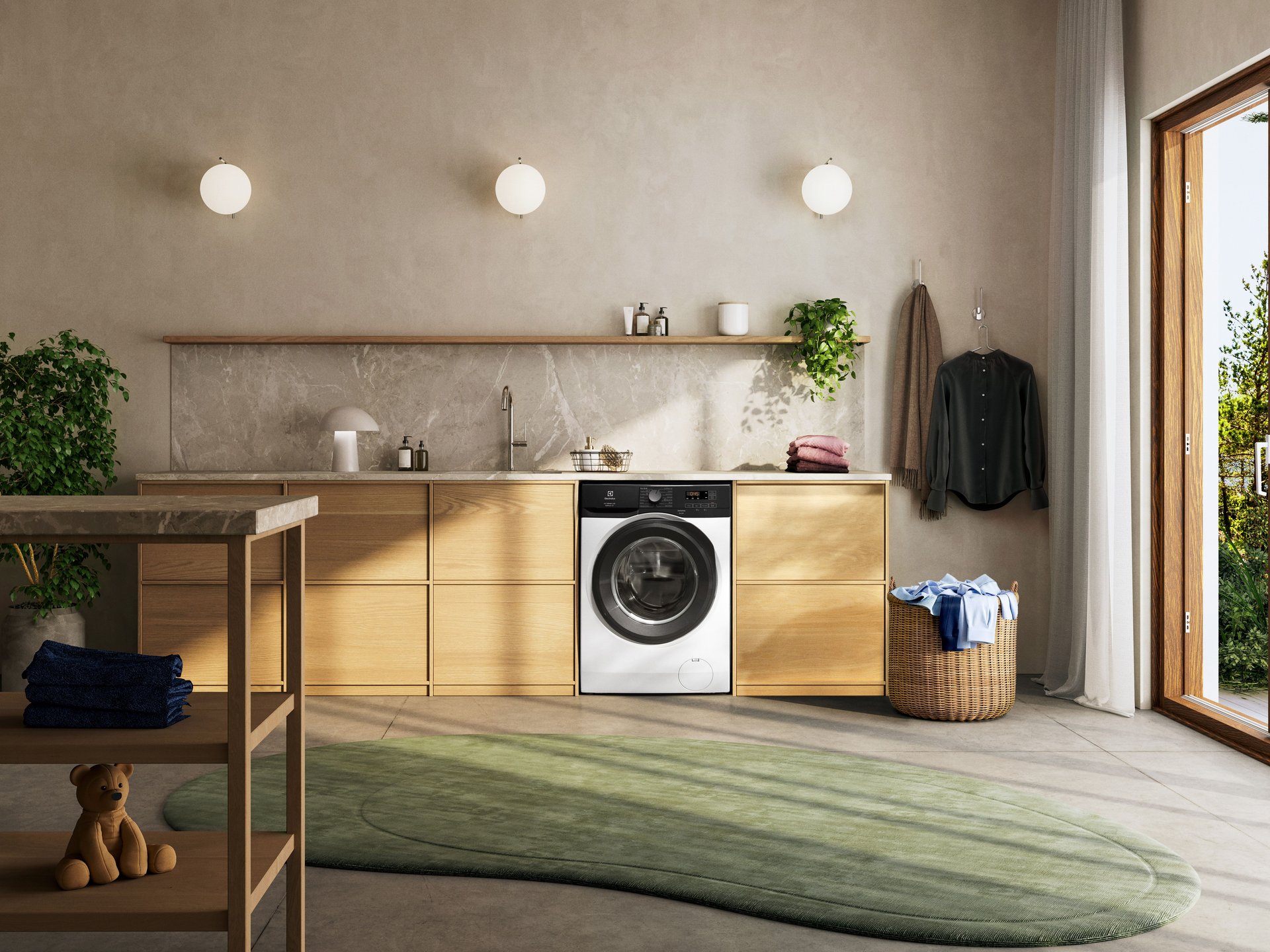 Parametry prania dopasowane automatycznie. AI WashAssist uwzględnia wielkość załadunku