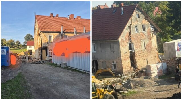Katastrofa budowlana w Łażanach (gmina Żarów)