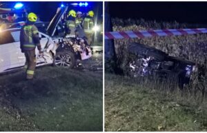 Zderzenie osobówek z ciągnikiem na trasie Świdnica-Burkatów