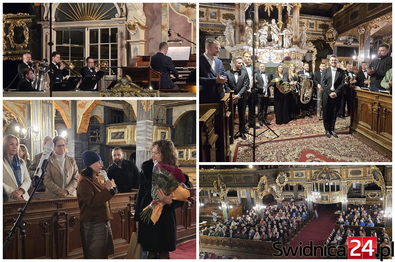 Orkiestra dęta i organy zachwyciły publiczność. Wielki muzyczny finał XI Festiwalu Schlaga [FOTO]