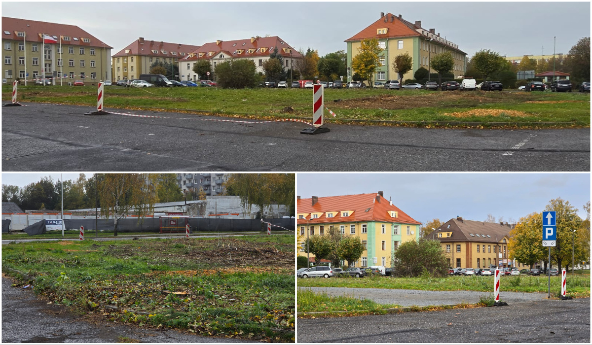 Przybędzie miejsc postojowych przed starostwem. W planach gruntowna przebudowa parkingu [FOTO]