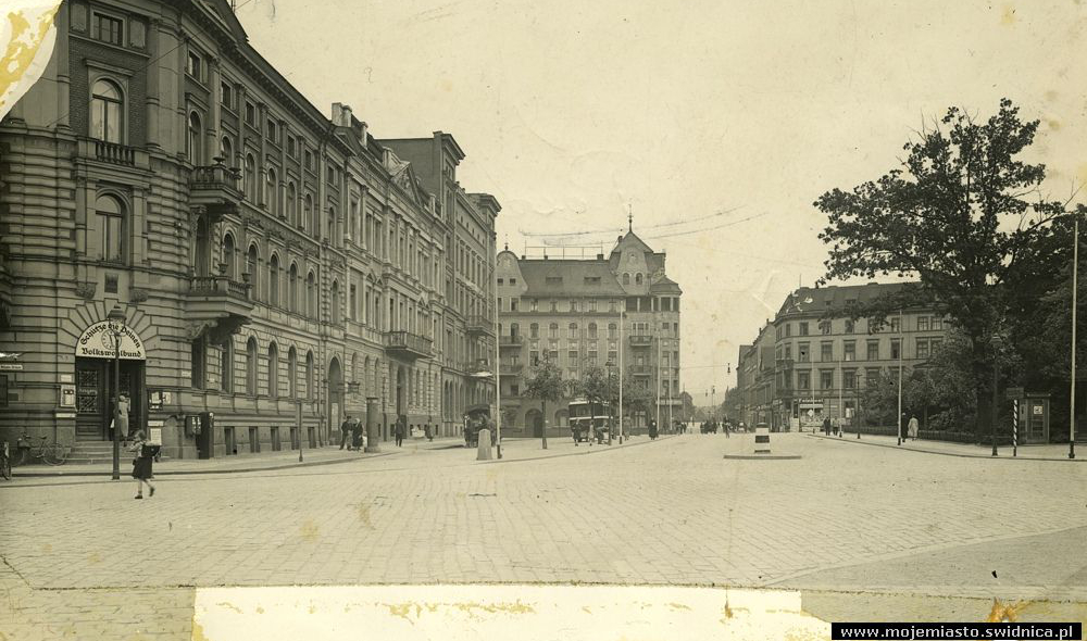 Świdnica wczoraj i dziś. Plac Grunwaldzki