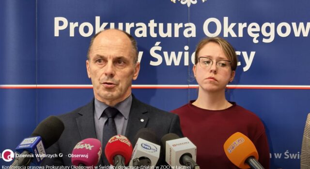 konferencja prasowa ws. ZOO Łączna, screen